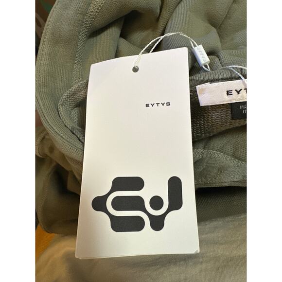 Eytys Lewis Hooded Sweatshirt Stained Green Size XS New with tags SOLD OUT - Picture 5 of 6